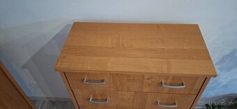 Komoda, nočný stolík, písací stolík, postel - 6
