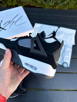 Nike Air Jordan 4 Retro "White Thunder" Black/White tenisk - 6