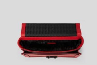 Karl Lagerfeld kabelka biela kožená shoulder bag - 6