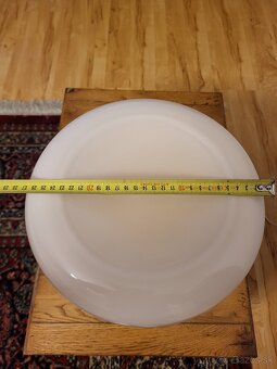 Retro sklenená stolová lampa - 6