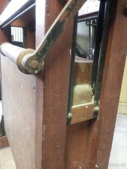 Predám starožitný mangel - 6