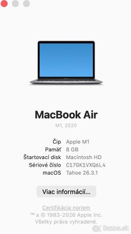 Macbook air m1 2020 s príslušenstvom - 6