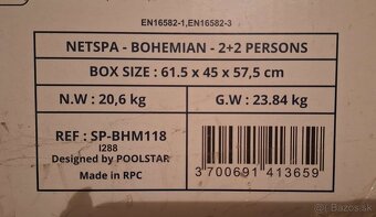 Vířivka NetSpa Bohemian nafukovací s filtrací - 6