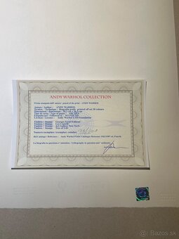 Andy Warhol "Marilyn Monroe 4x" Limitovaná edícia_Certifik - 6
