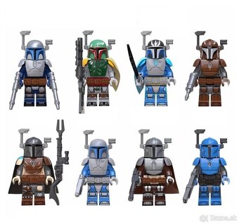 Rôzne figúrky Star Wars 1 (8ks) - typ lego - nové - 6