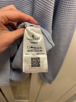 Moncler sveter XXL — nový s visačkami, svetlomodrý - 6