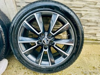 Komplet letnú sadu alu Škoda MATTERHORN 5x112 225/50 R17. - 6