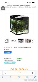 Predám set aquaell glossy cube 120l - 6