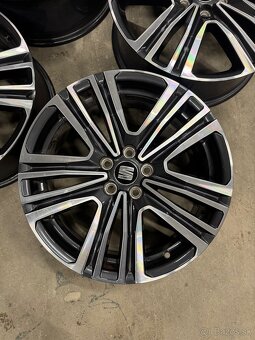 hliníkové disky 5x100 seat r17,letné pneumatiky 205/55r17 - 6