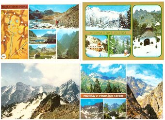 Pohľadnice Vysoké Tatry farebne - 6