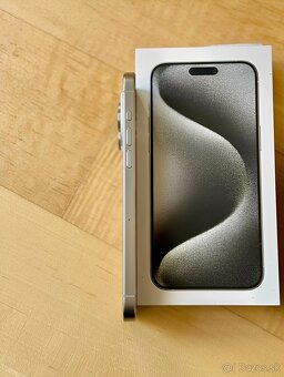 iPhone 15 Pro White Titanium BATERIE 100% TOP - 6