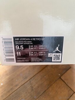 Jordan 4 NIKE SB pine green - 6