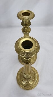 Vyše 200.ročné svietniky - /EMPÍR / - 6