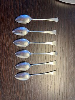 Starožitné strieborné lyžičky - 6