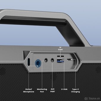 Sounarc K1 je karaoke boombox na rodinnú párty 150W - 6