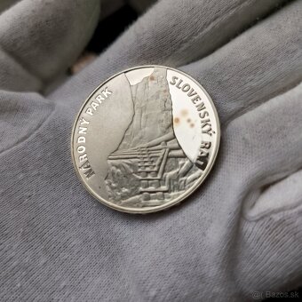 Strieborná minca 500 korún Slovenský Ráj PROOF - 6