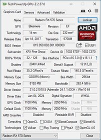 XFX Radeon RX570 8GB - 6