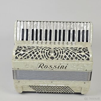 Taliansky akordeon harmonika Rossini 96 bas 4 hlas TOP - 6