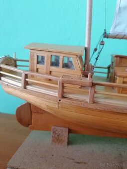 Veľký model lode handmade - 6