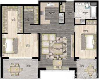 BOSEN | IDEAL Homes | 3 izbový byt, Dunajská Streda - 6