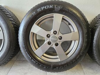 ‼️Alu disky DEZENT 16" +❄️zimné pneu DUNLOP 215/65 R16 - 6