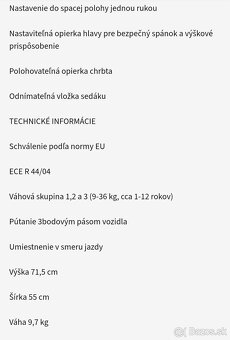 Autosedačka Cybex Pallas 2017 - 6