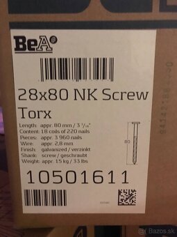 Klince,šruby Bea - 6