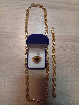 Krásny pozlátený pánsky set..plus darček - 6