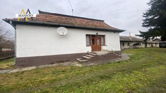 Na predaj 4 izbový rodinný dom za 33 000 eur na pozemku 174 - 6