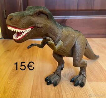 Hračky-Hot Wheels,McQueen,Dinosaury - 6