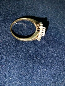 Zlaty damsky prsten Diamanty Vaha 2,837 g - 6