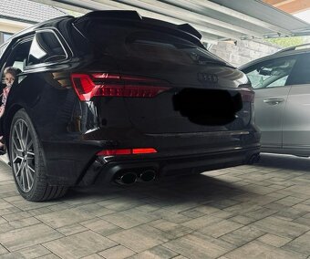 A6 C8 Sline čierne koncovky a difúzor - 6