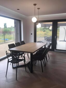 Dubový loftový stôl, moderný - 6