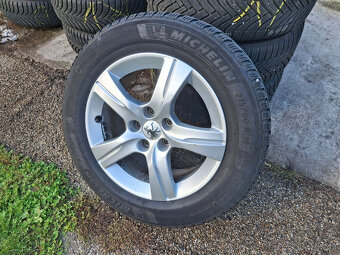 hliníkové disky 16" 5x108 peugeot + 216/60 r16 zimné - 6