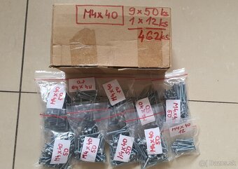 Skrutky M4 rôznych dĺžok. - 6