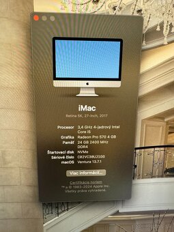 iMac 2017 5K 27 palcov - Znížená Cena ❗❗ - 6