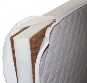 Detska postielka masiv, matrac, bočnice, podložka - 6