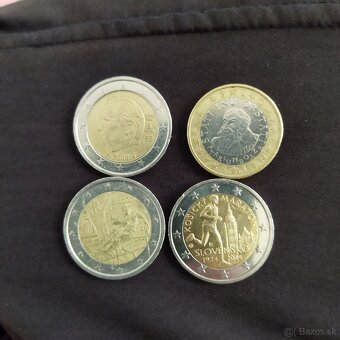 koruny a 2 eurovky a stara minca - - - 6