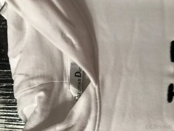 CHRISTIAN DIOR white damska mikinka M/L - 6