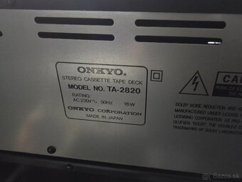ONKYO TA-2820 kazetový deck - 6