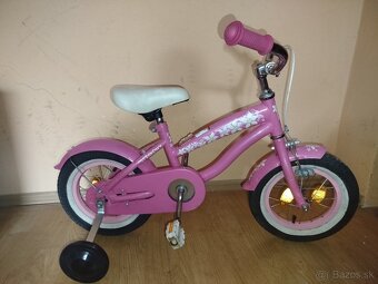 Detský bicykel 12 ružový. - 6