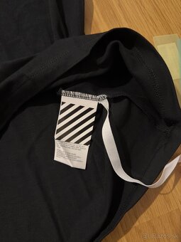 Pánske čierne Off-White tričko - 6