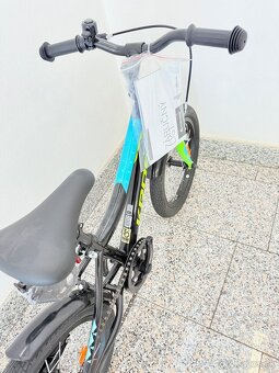 Kross Racer 3.0, 16“, detský bicykel, Black lime blue glossy - 6