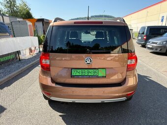 ► ŠKODA YETI 1,4 TSI - 90 KW, TOP KM, PARK. SENZORY◄ - 6