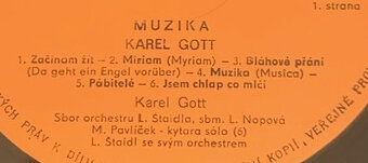 LP platňa-Karel Gott-Muzika - 6