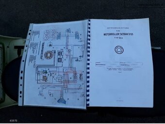 Jawa Tatran Tatra 125 motocykel 1224 - 6