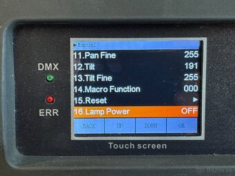 Predám Moving head BEAM 7R 230W +CASE+OBAL (otočne hlavy ) - 6