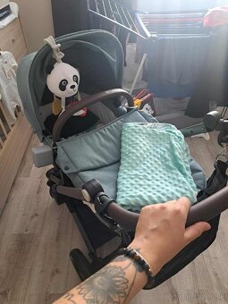 Cybex eos lux light blue kočík - 6