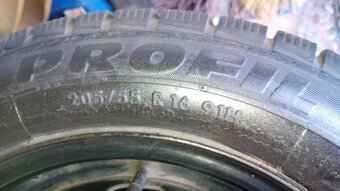 Zimné pneu 205/55 R16 na diskoch - 6