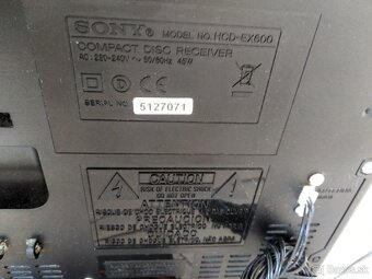 Sony MHC-EX600 HCD-EX600 SS-EX600 - 6